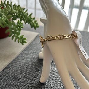 NWT LOFT Gold Chain Bracelet